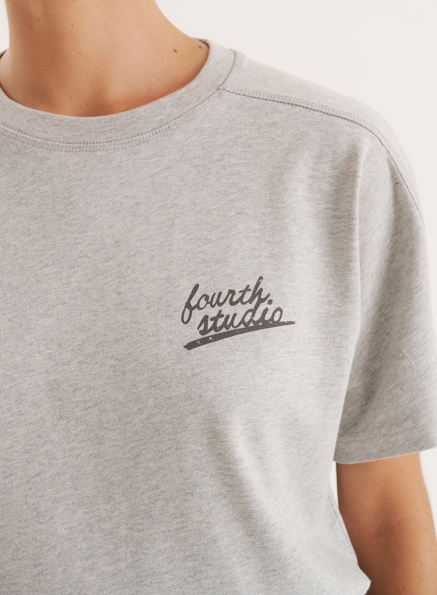 Grey Fourth Studio Cotton T-Shirt